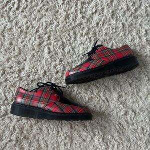 Dr. Martens Ramsey Creepers — River Red Plaid Tartan Men’s US 9